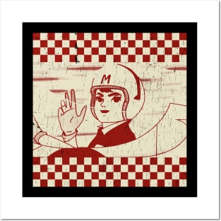 Speed Racer vintage cartoon Posters and Art